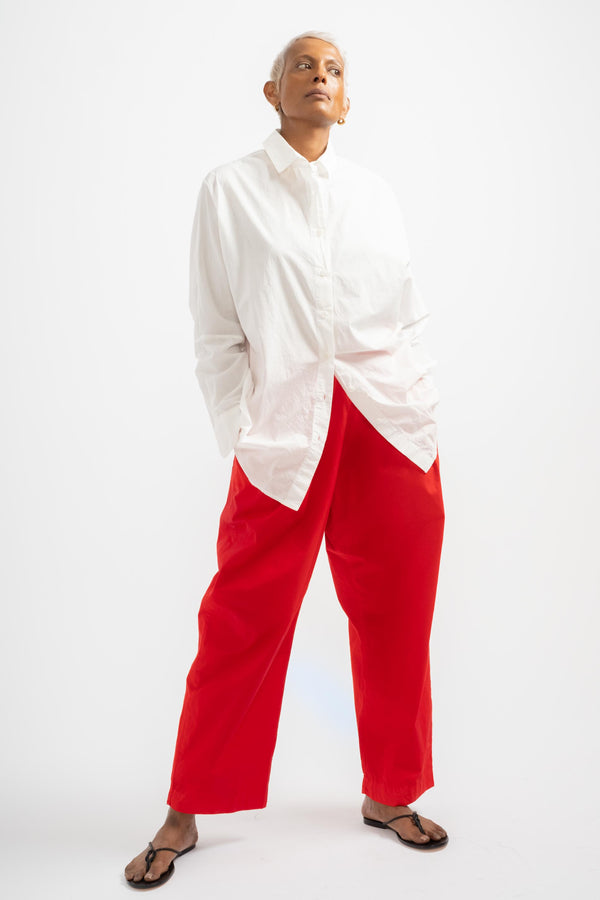 The Elastic Pant in Rouge