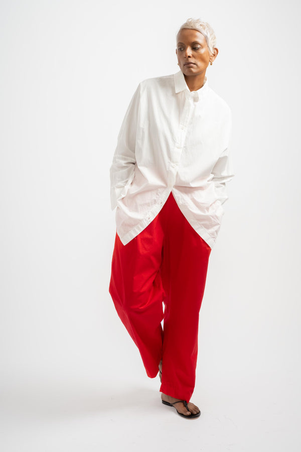 The Elastic Pant in Rouge