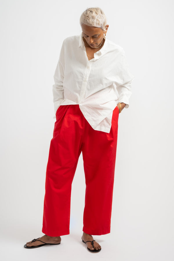 The Elastic Pant in Rouge