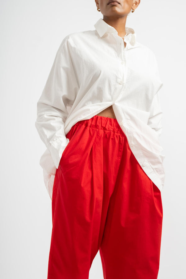 The Elastic Pant in Rouge