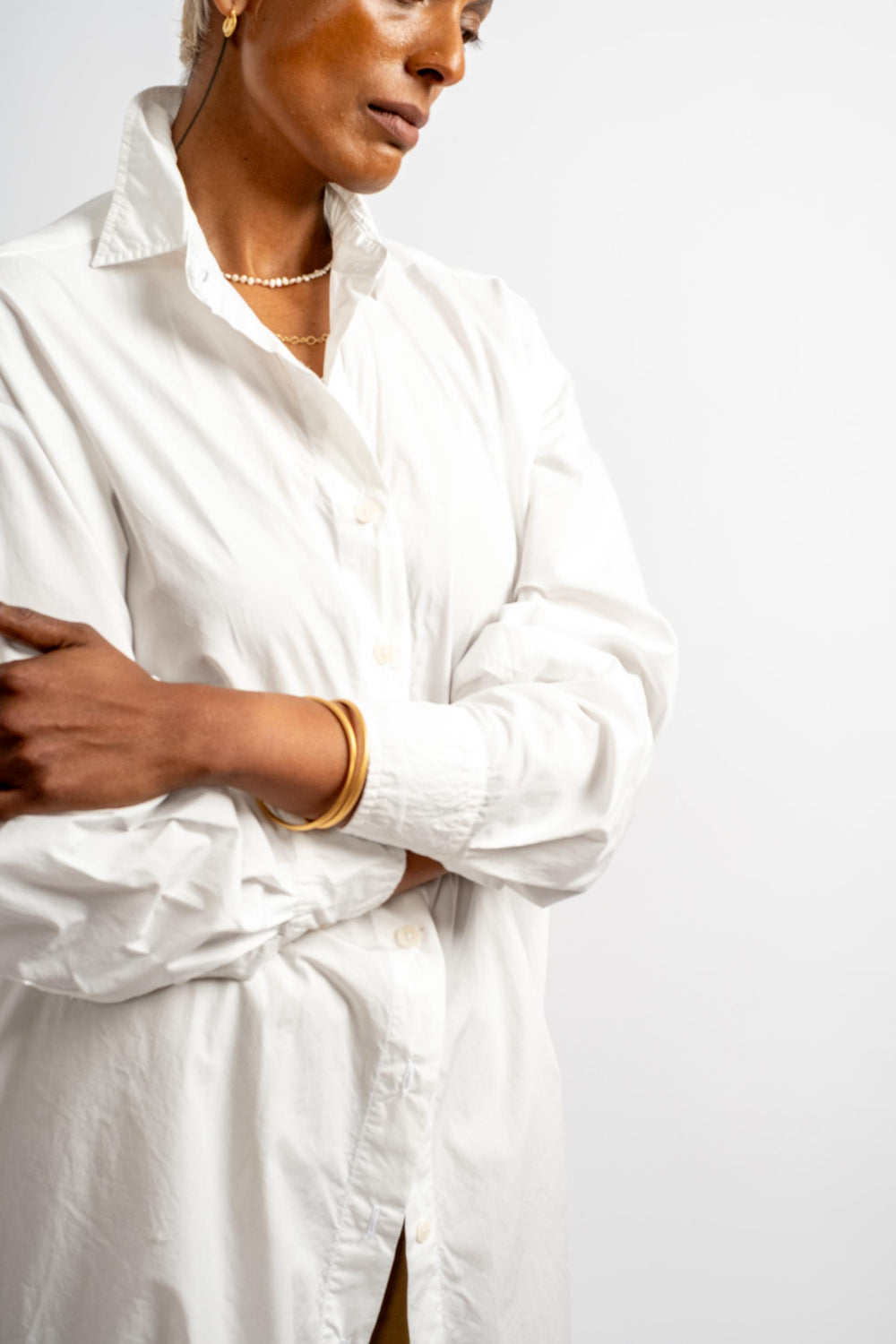 The Shirt Dress in White