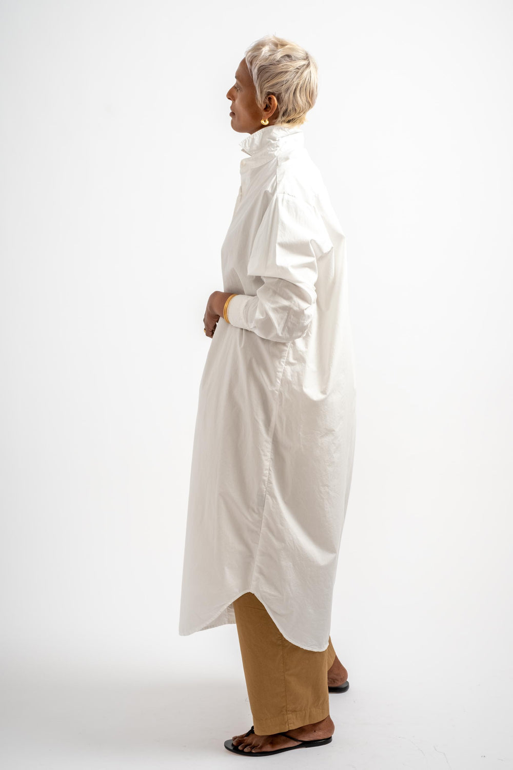 The Shirt Dress in White