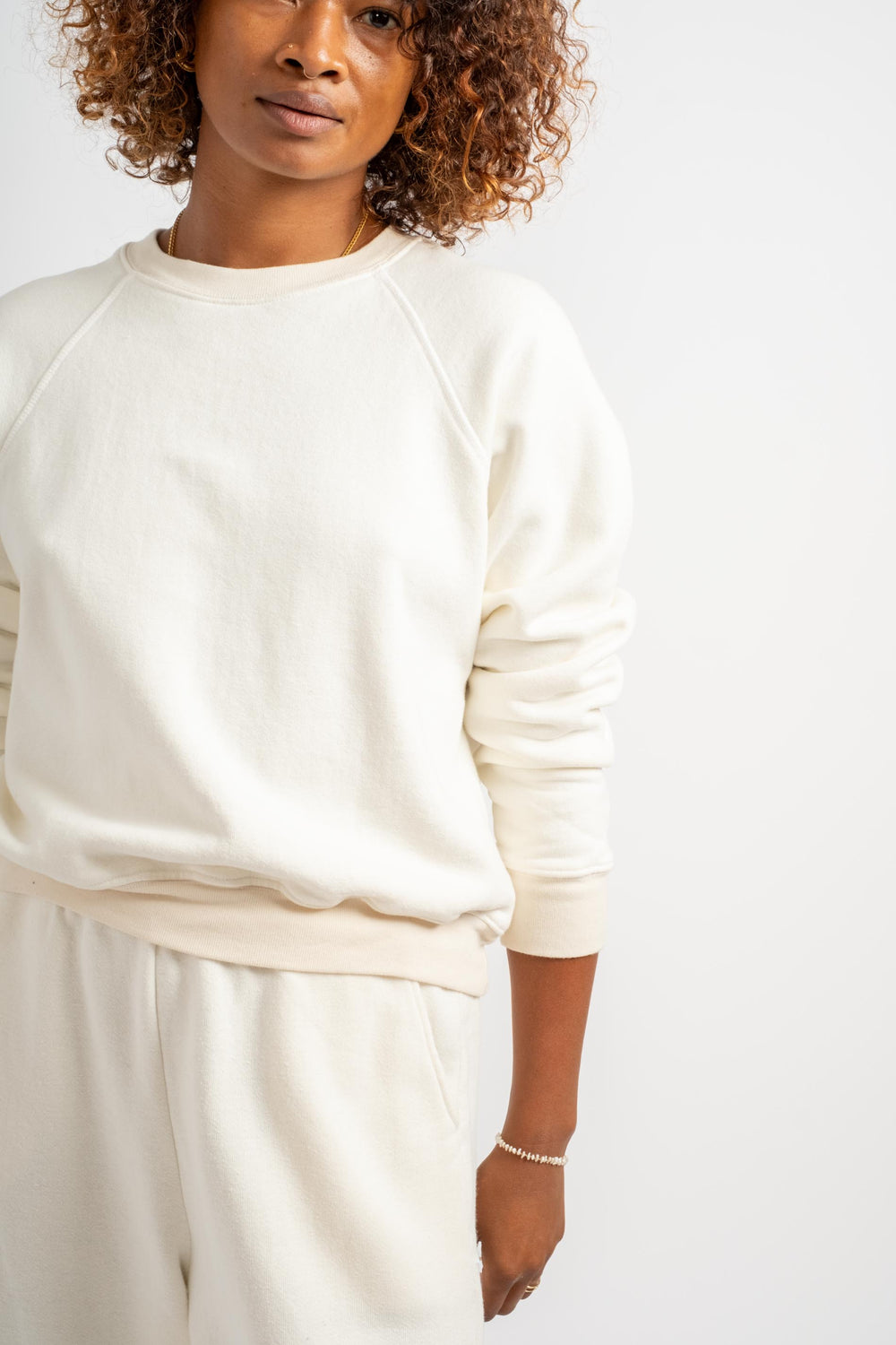 The Crewneck Sweatshirt in Natural