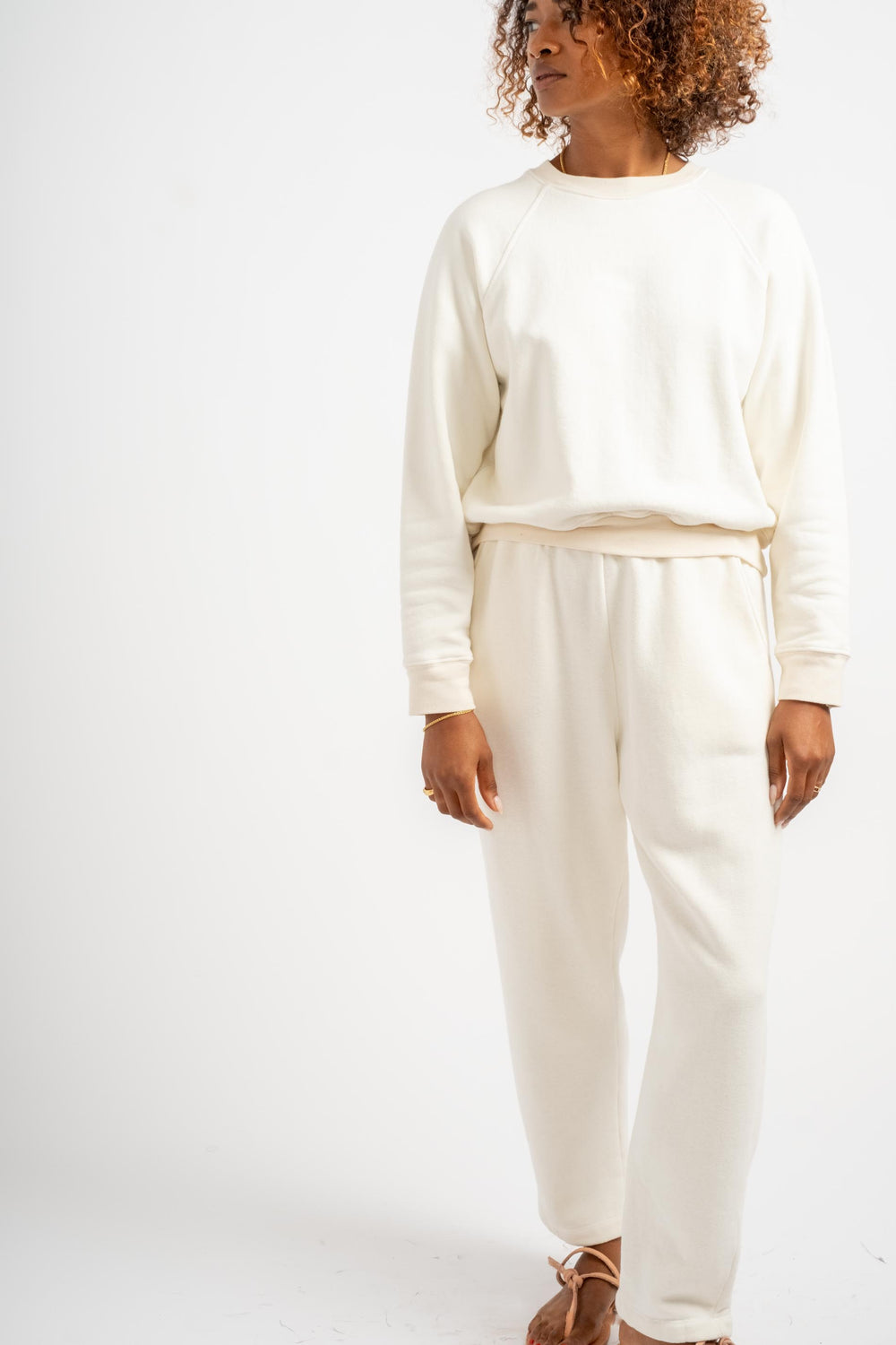 The Crewneck Sweatshirt in Natural