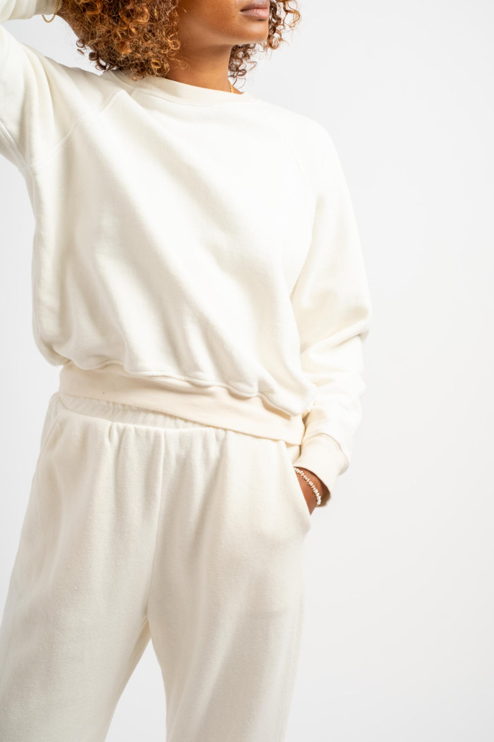 The Crewneck Sweatshirt in Natural