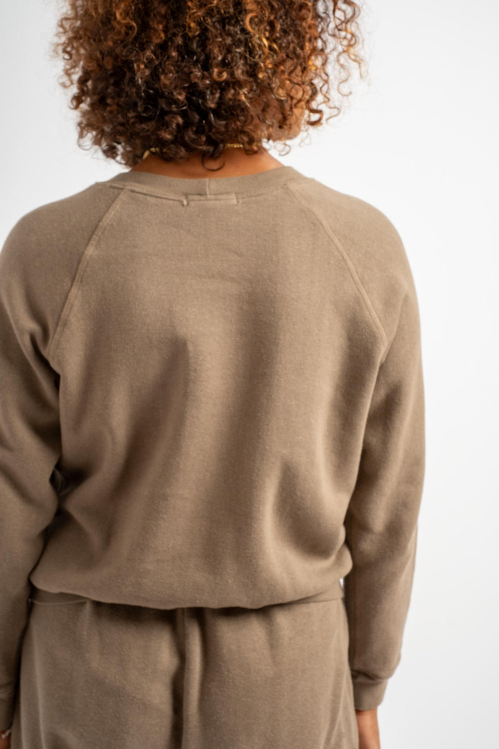 The Crewneck Sweatshirt in Taupe