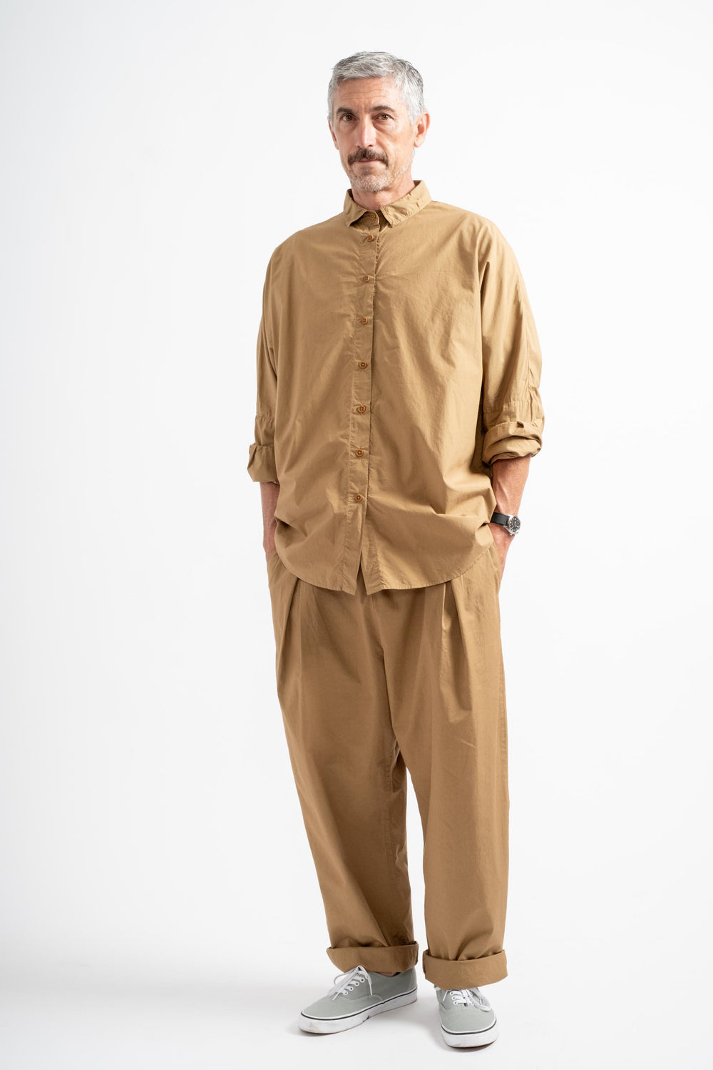 The Elastic Pant in Tan
