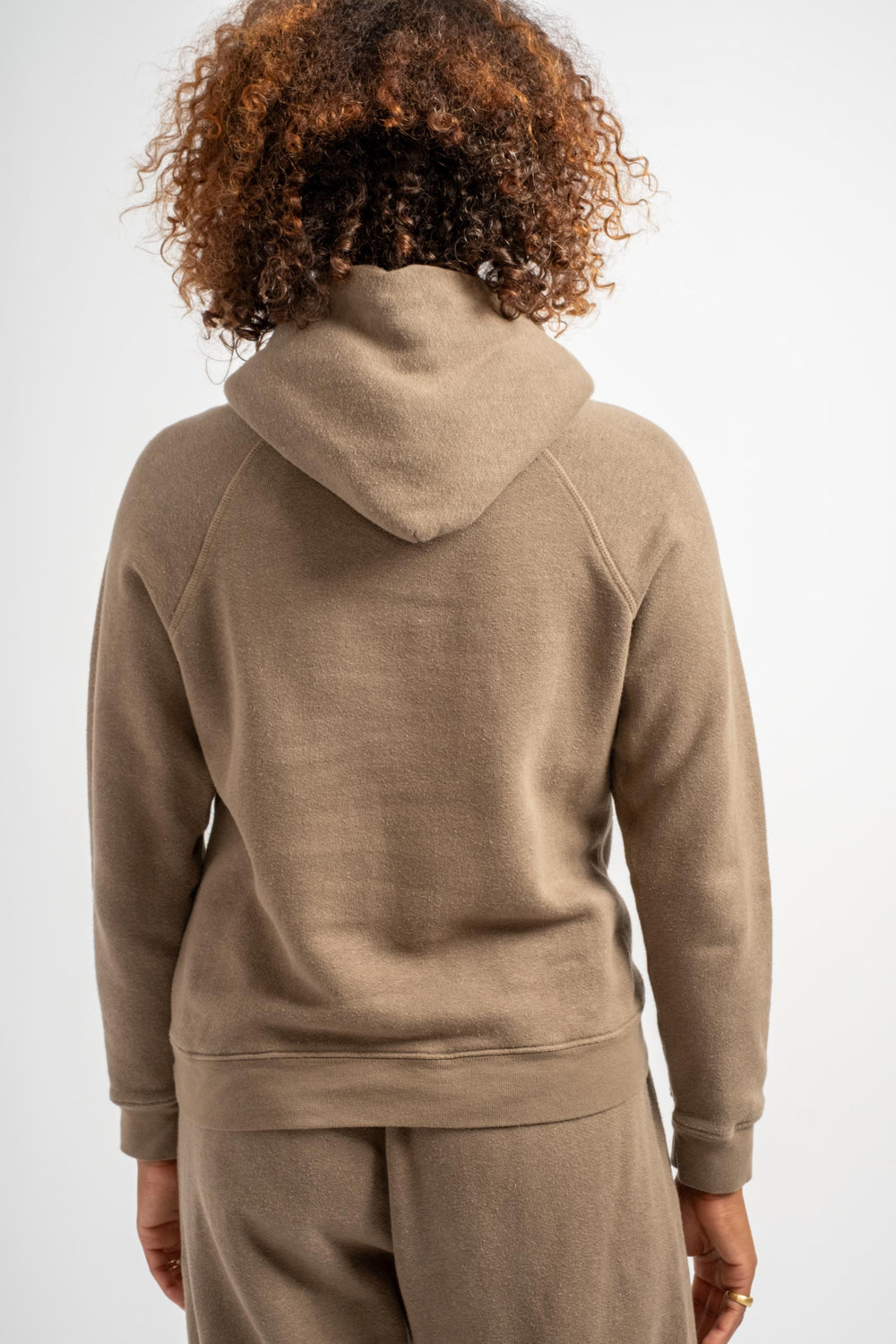 The Hooded Sweatshirt in Taupe