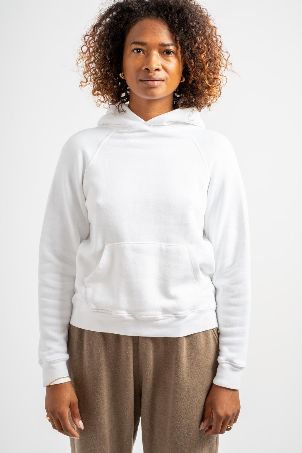 The Hooded Sweatshirt in White