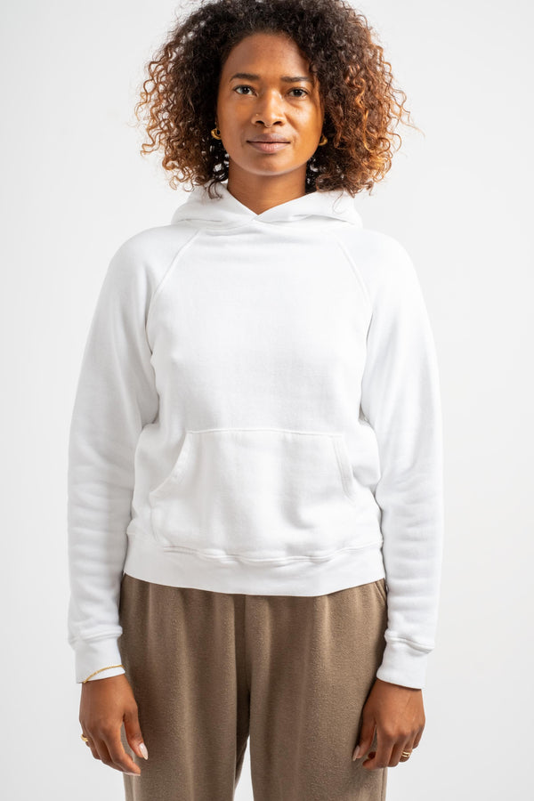 The Women's Hooded Sweatshirt in White