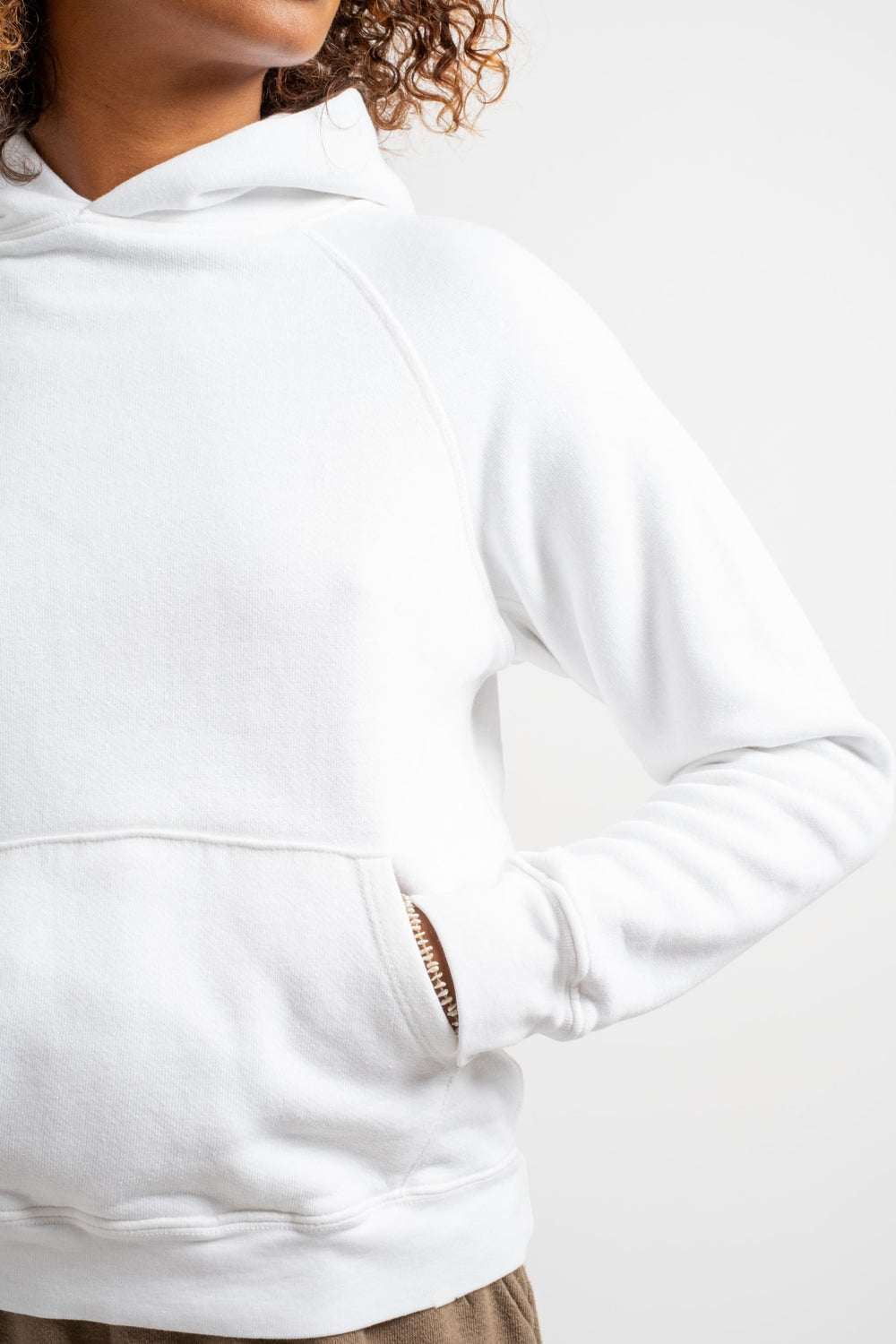 The Hooded Sweatshirt in White