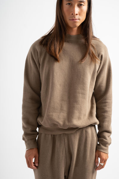 The Men's Crewneck Sweatshirt in Taupe
