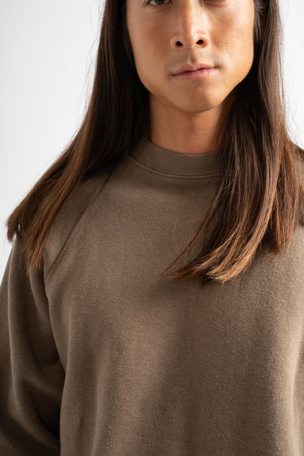 The Men's Crewneck Sweatshirt in Taupe