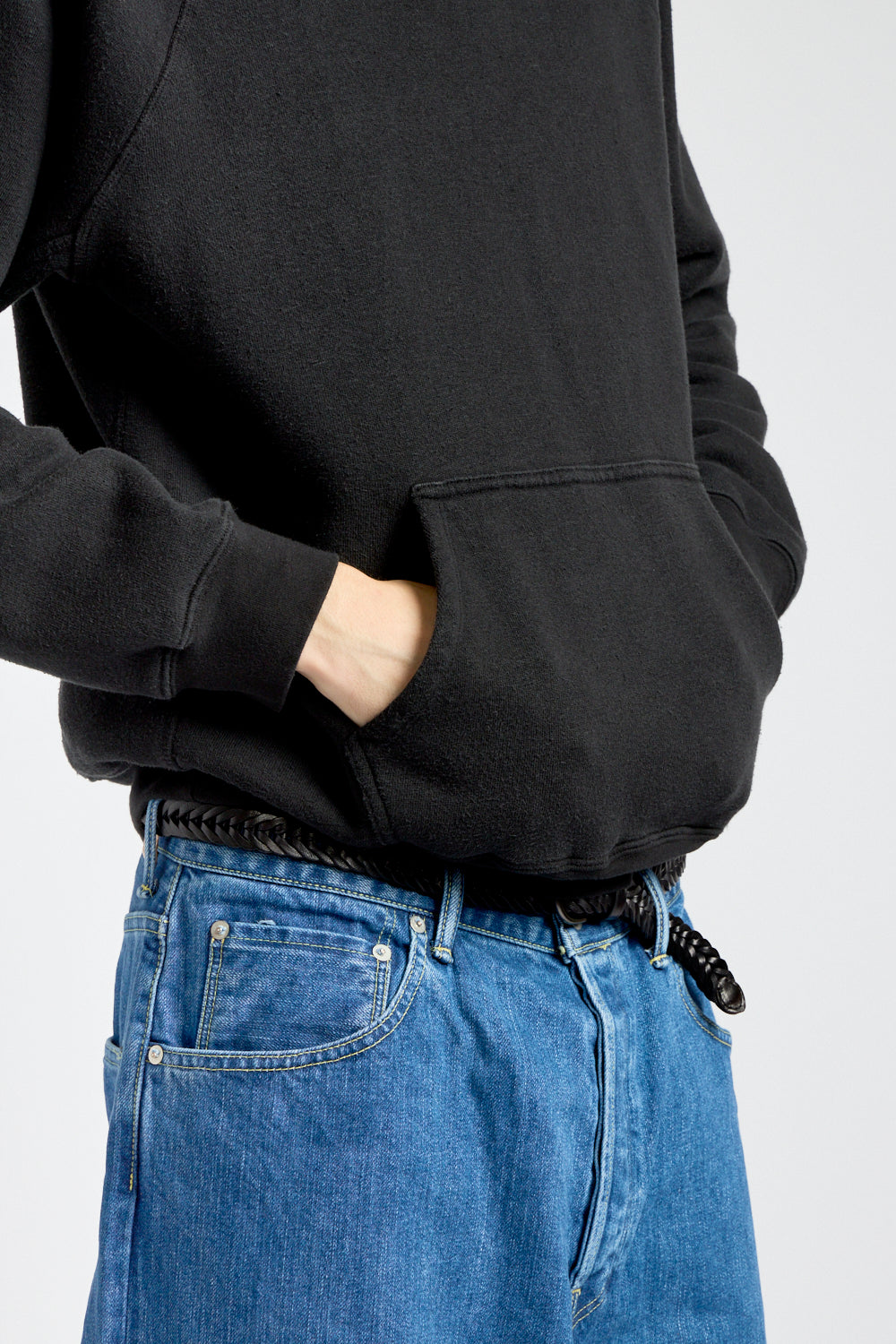 The Men's Hooded Sweatshirt in Black