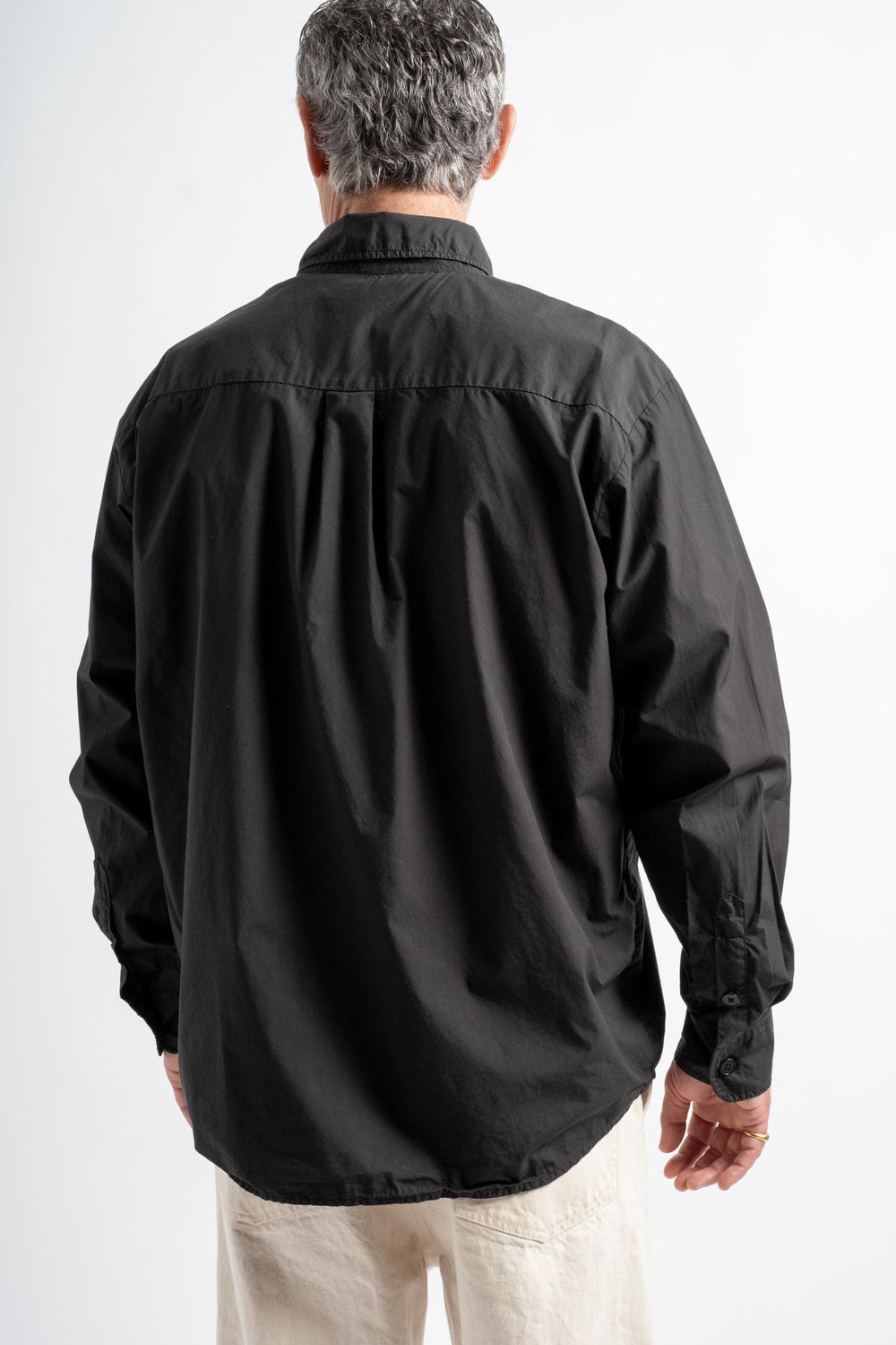 The Men's Shirt in Faded Black