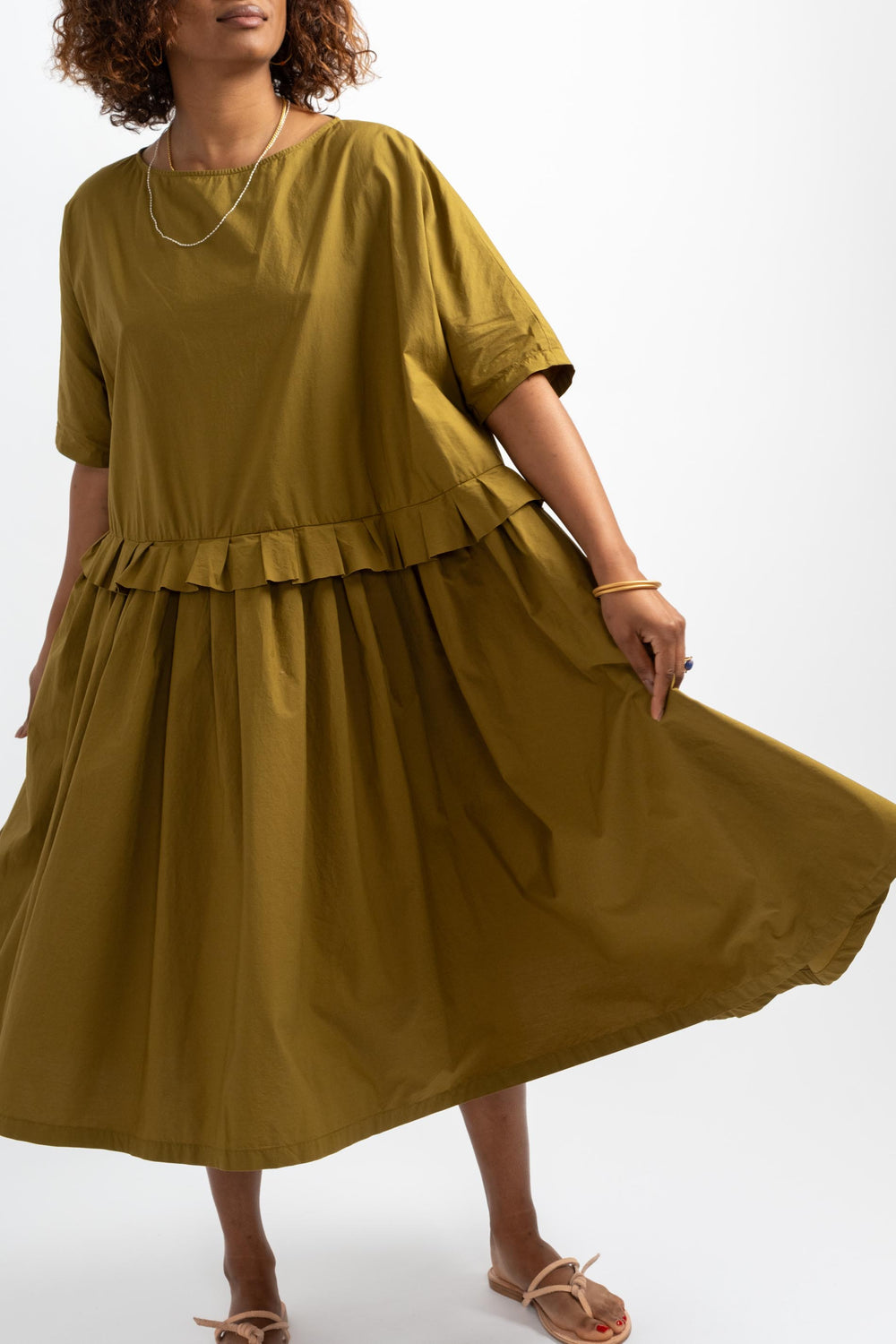 Dress P1933 in Olive