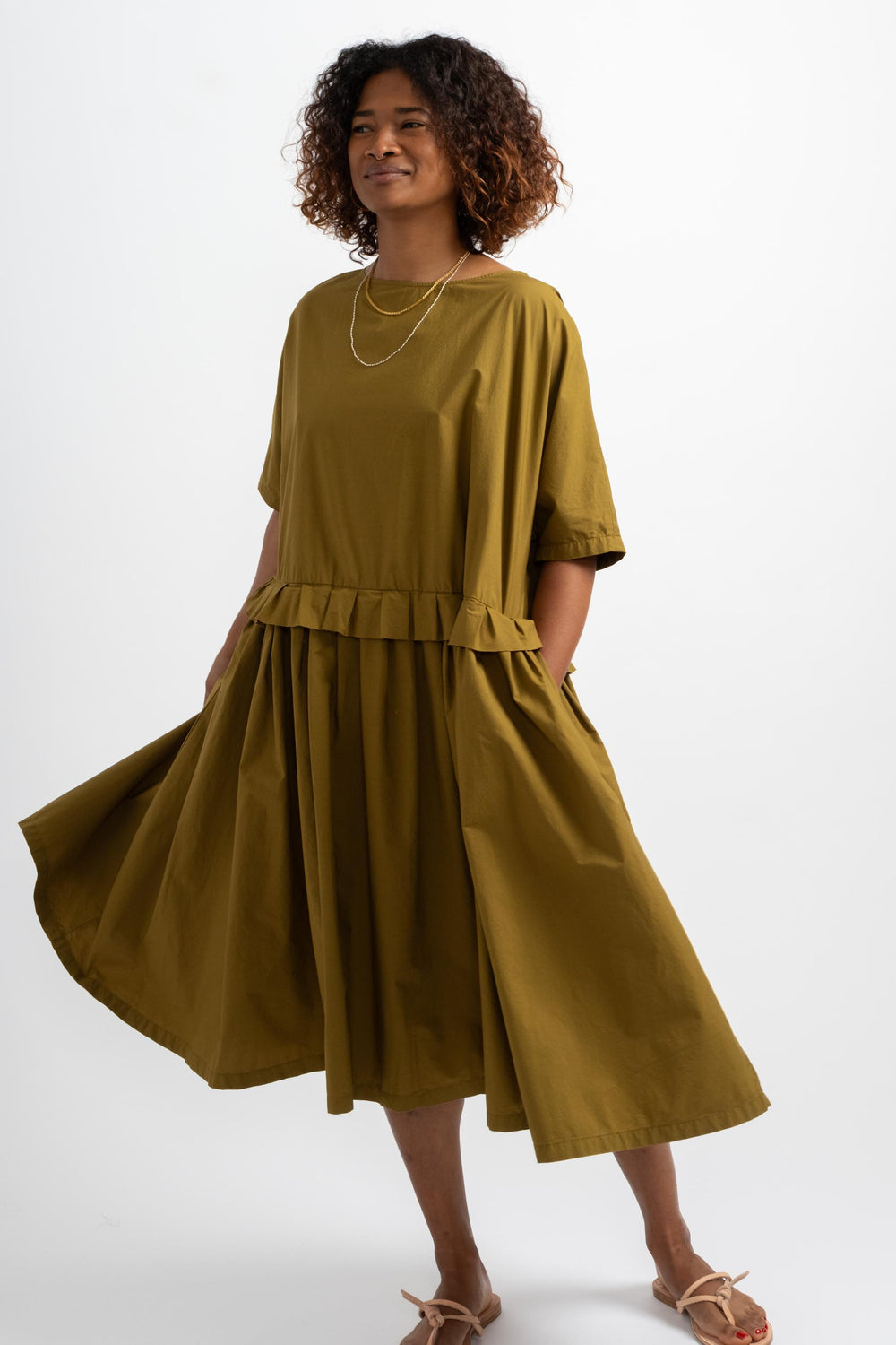 Dress P1933 in Olive