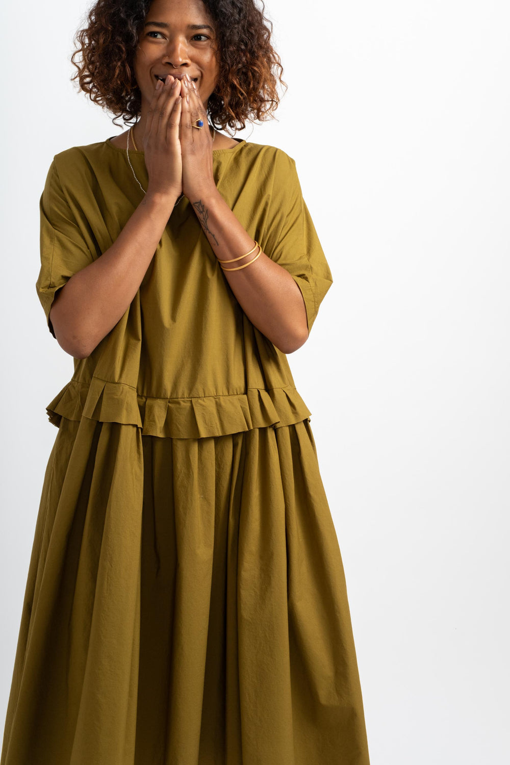 Dress P1933 in Olive