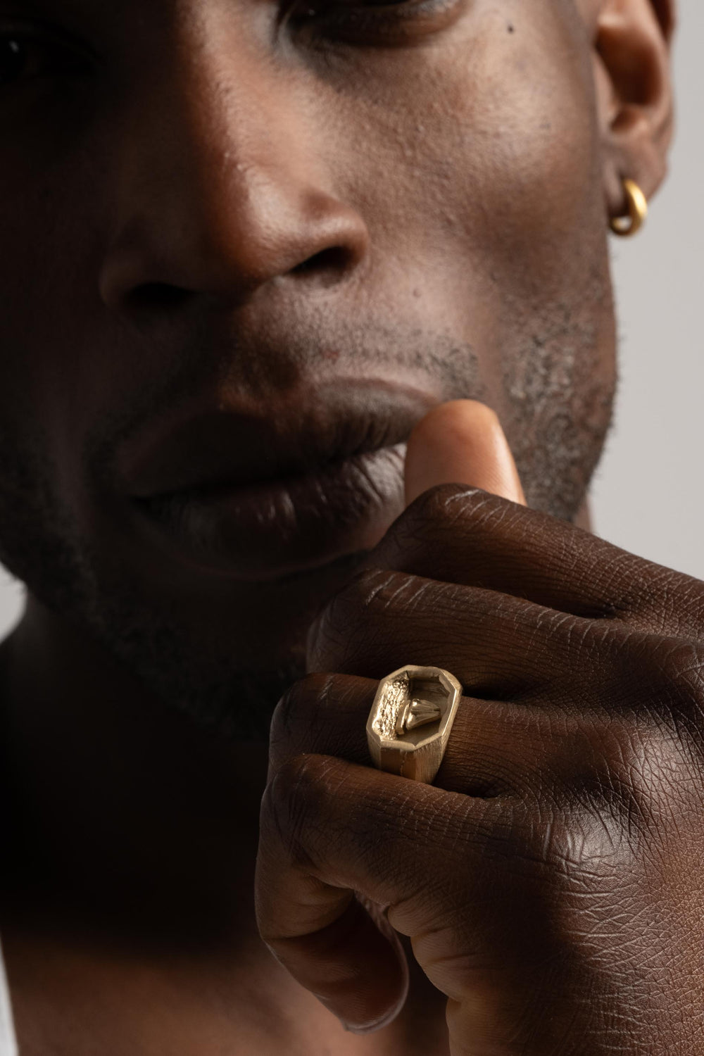 9K Sailboat Signet Ring