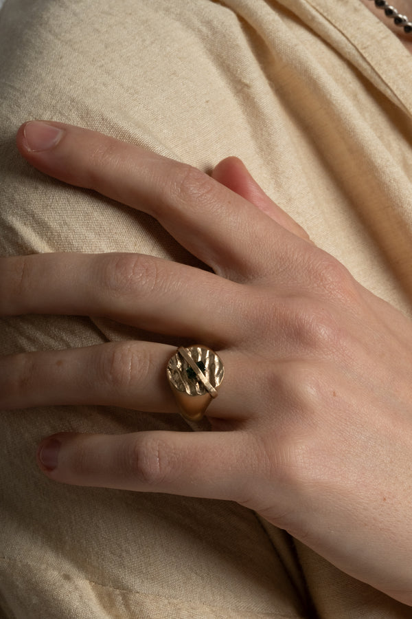Tidal 11 Tourmaline Ring