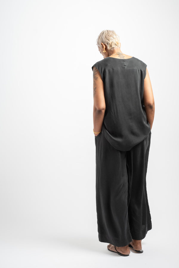 Sanded Trouser in Black