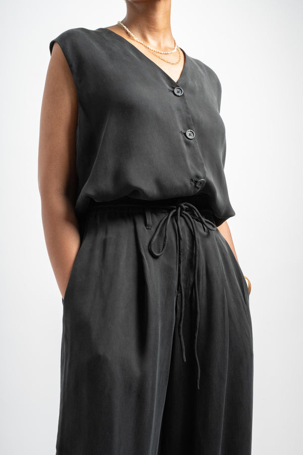 Sanded Trouser in Black