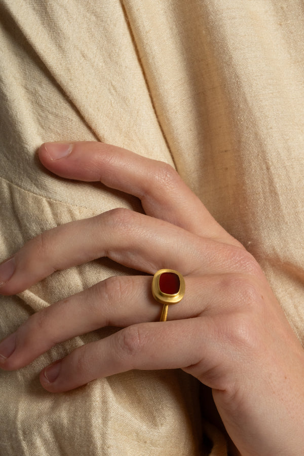 Carnelian Intaglio Ring
