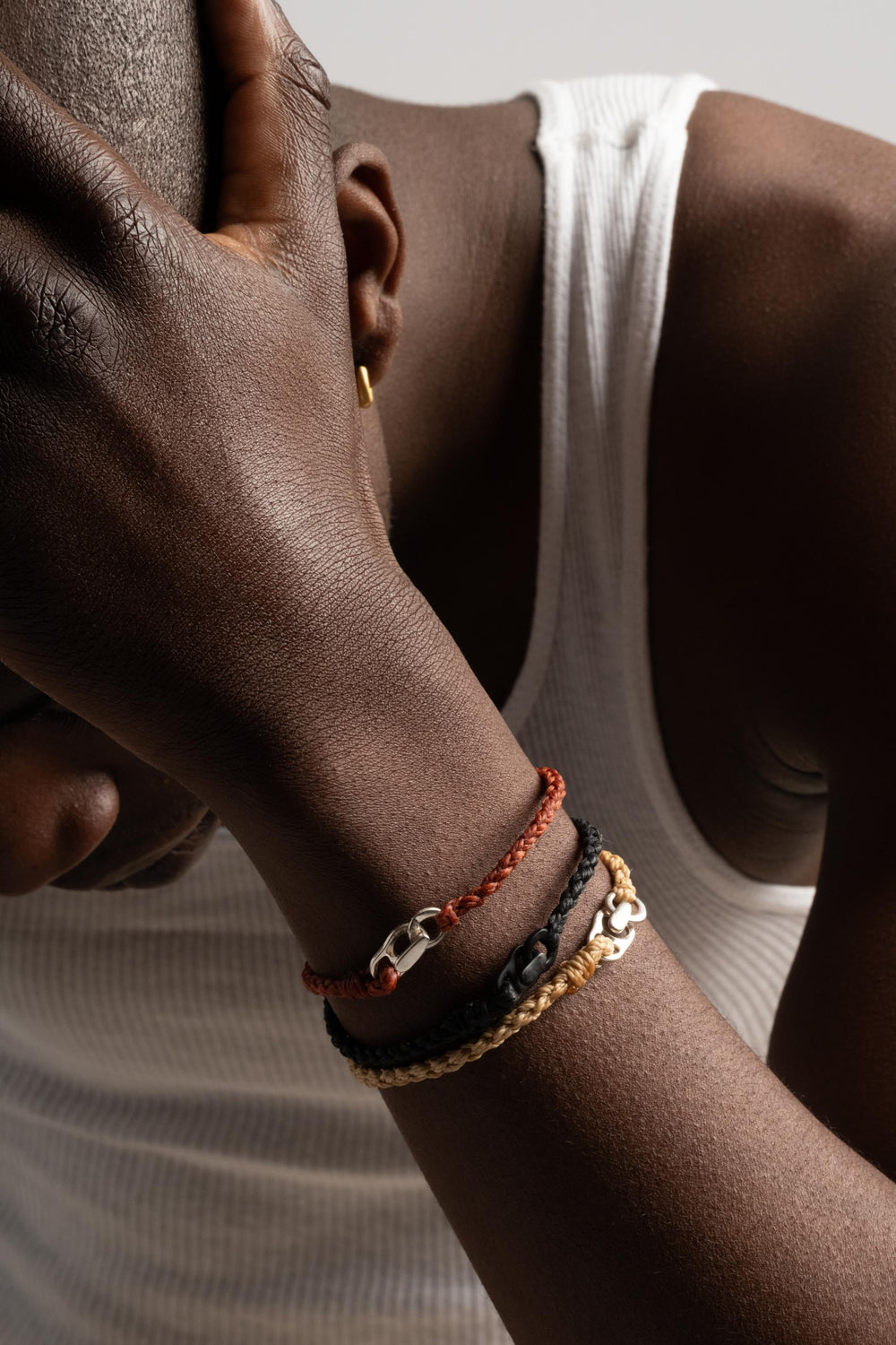 Single Wrap Bracelet in Toffee