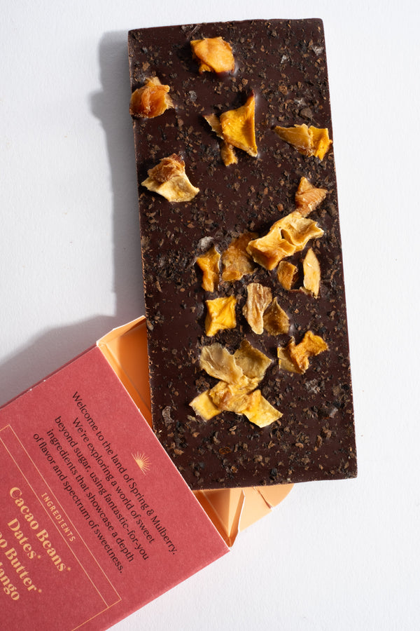 Mango, Urfa Chili + Black Lime Chocolate Bar
