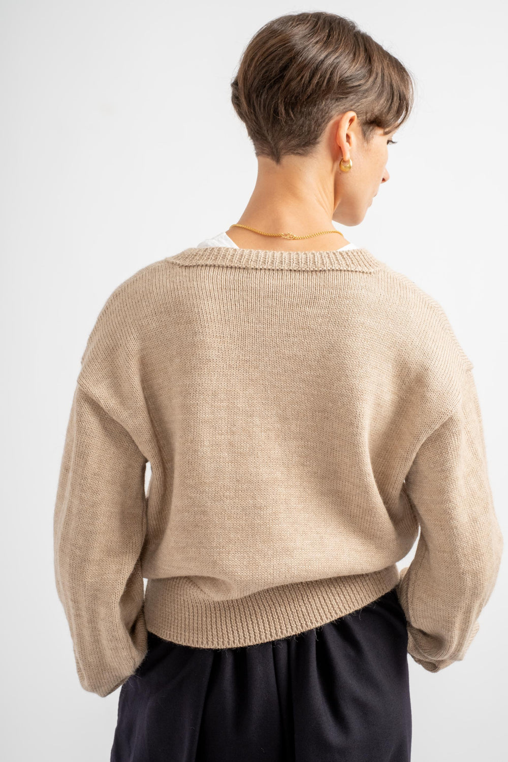 Caspa Cardigan in Oat
