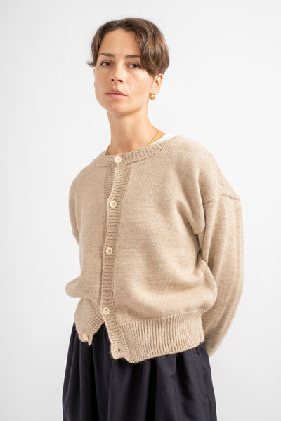 Caspa Cardigan in Oat