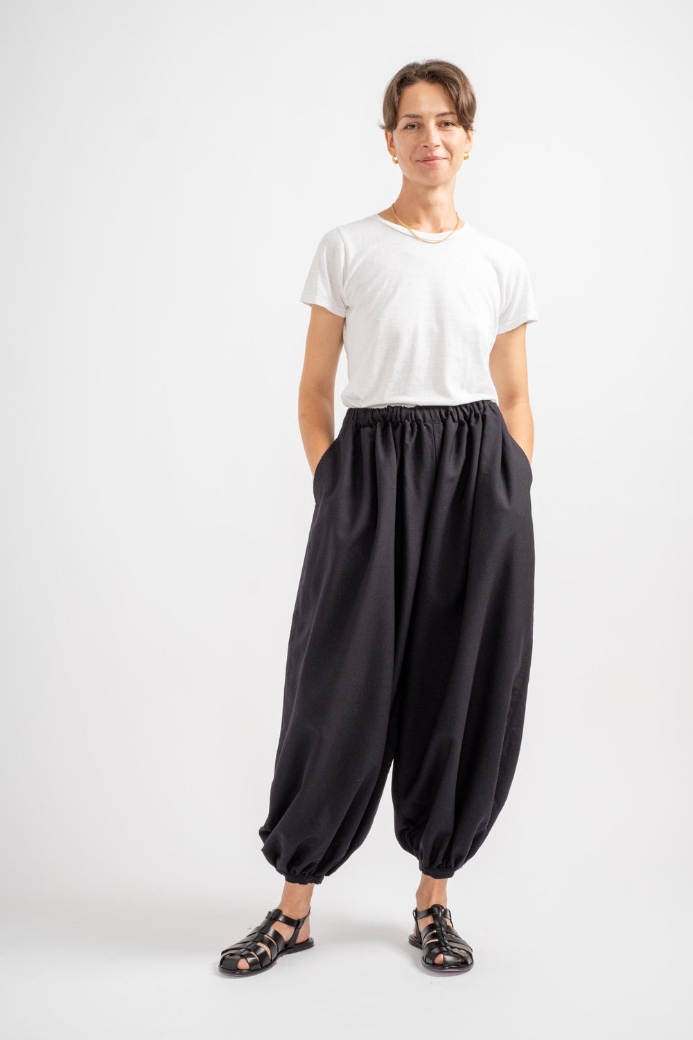 Tamou Trouser in Deep Navy