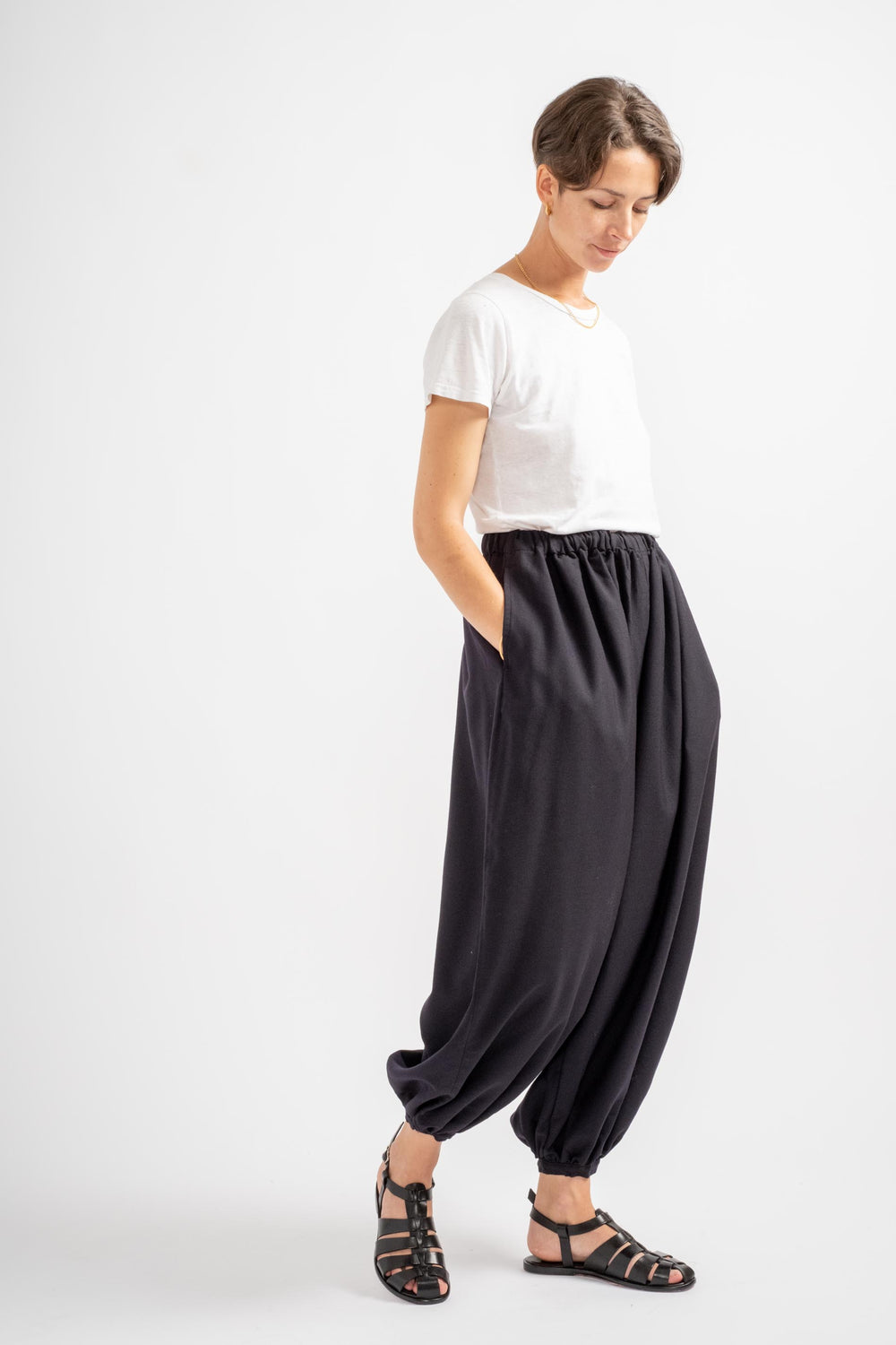Tamou Trouser in Deep Navy
