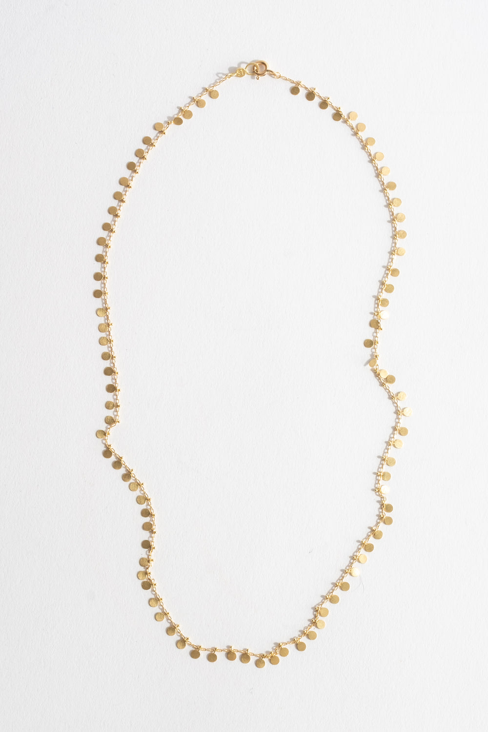 18K Evenly Dotted Necklace
