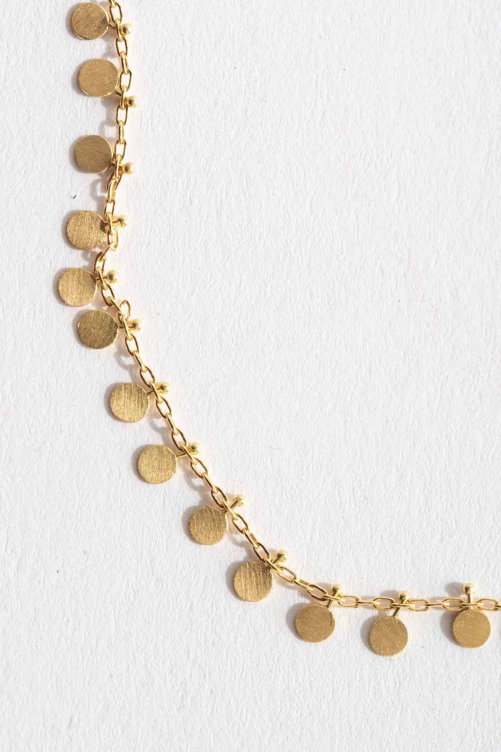 18K Evenly Dotted Necklace