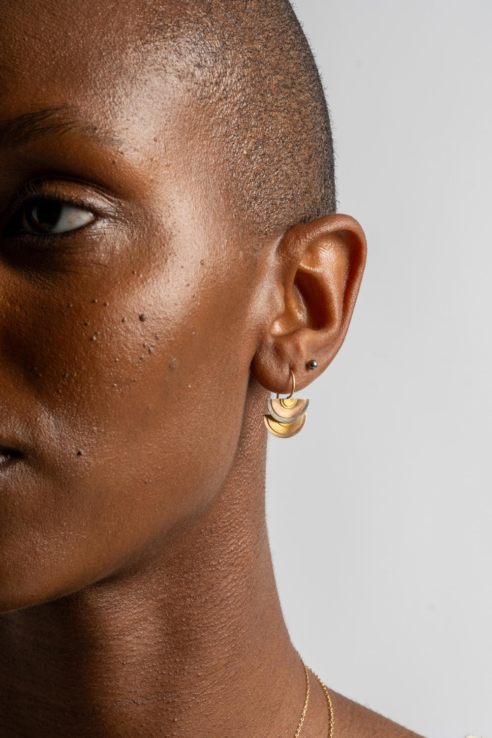 18K Rainbow Sun Halo Earrings