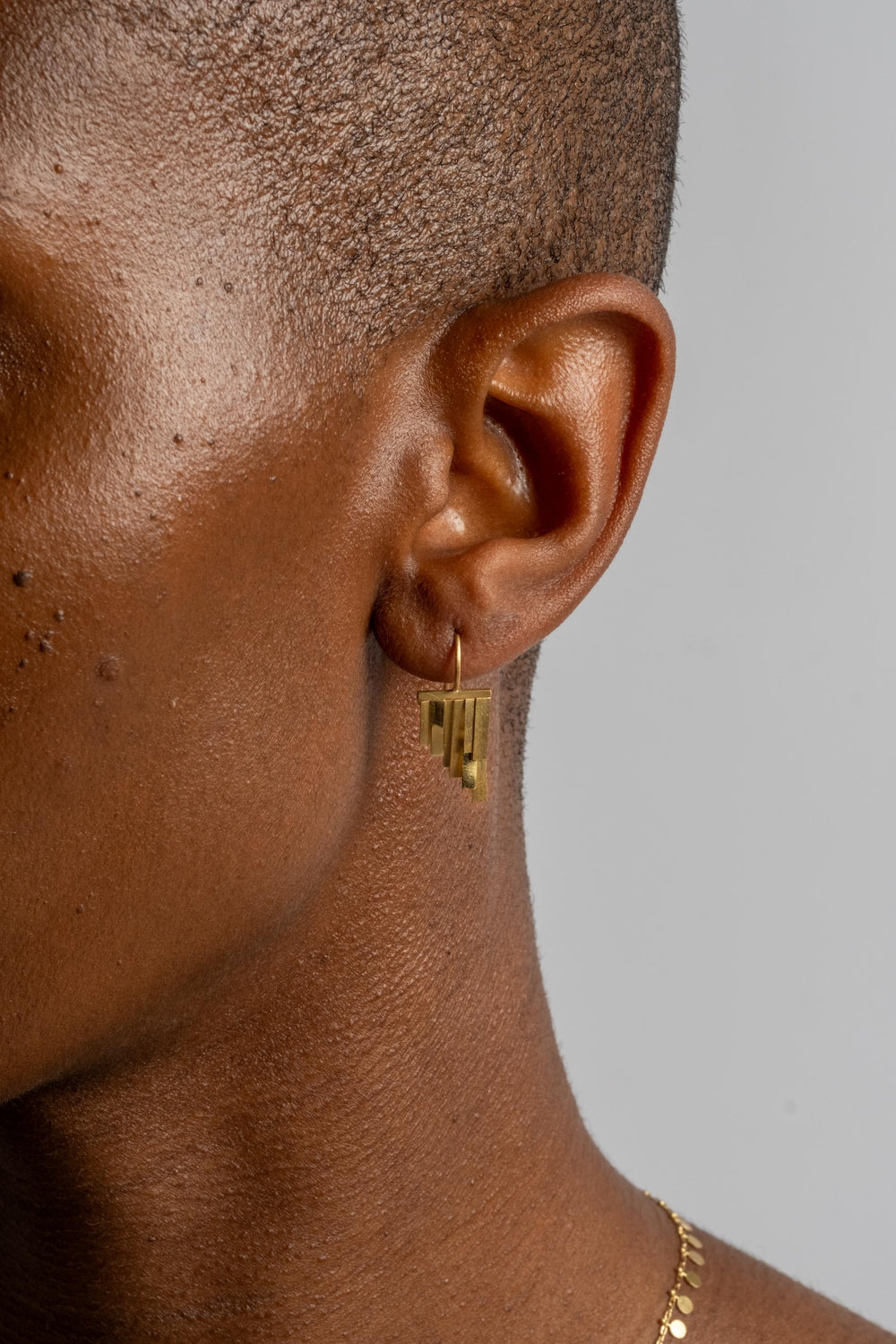 18K Tiny Rainfall Earrings
