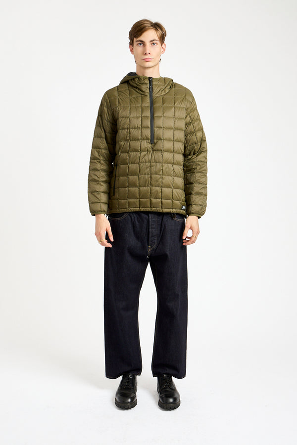 Mountain Zip Pullover in Dark Olive