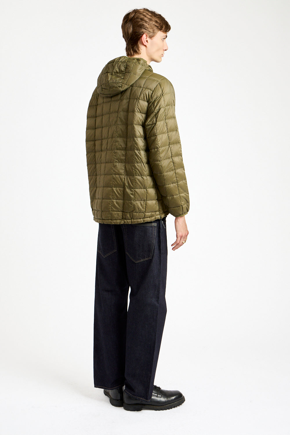 Mountain Zip Pullover in Dark Olive