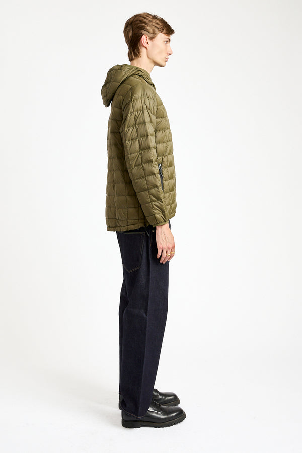 Mountain Zip Pullover in Dark Olive