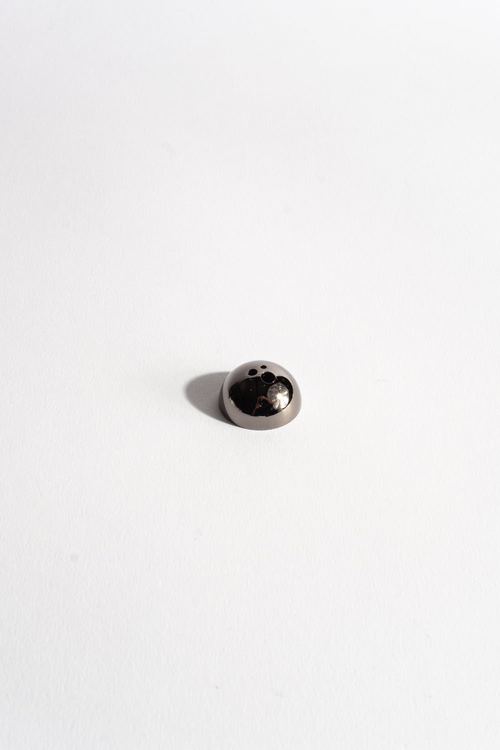 Dome Brass Incense Stick Holder in Black Metallic