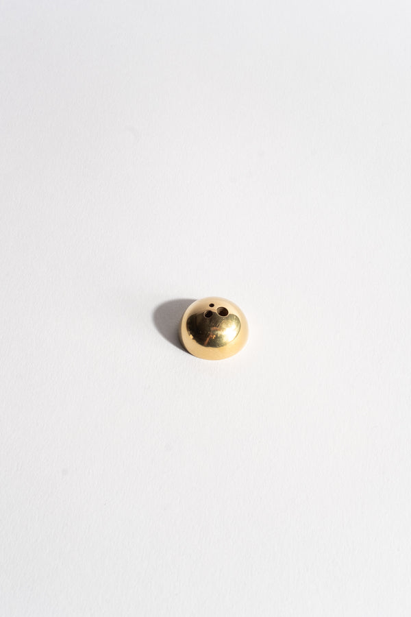 Dome Brass Incense Stick Holder in Gold
