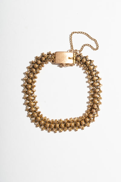 10K Filigree Chain Bracelet