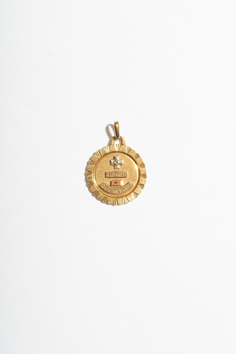 14K Diamond and Ruby Augis