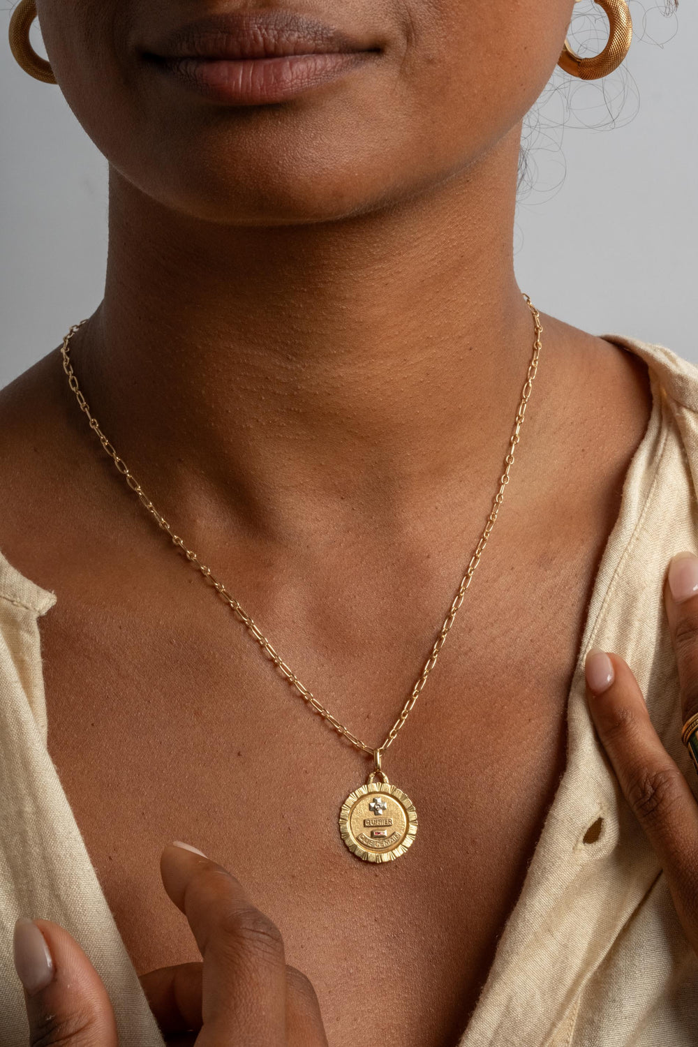 14K Diamond and Ruby Augis