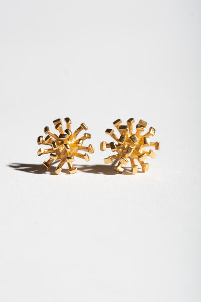 14K Sputnik Studs