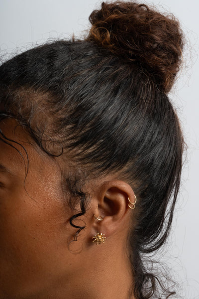 14K Sputnik Studs