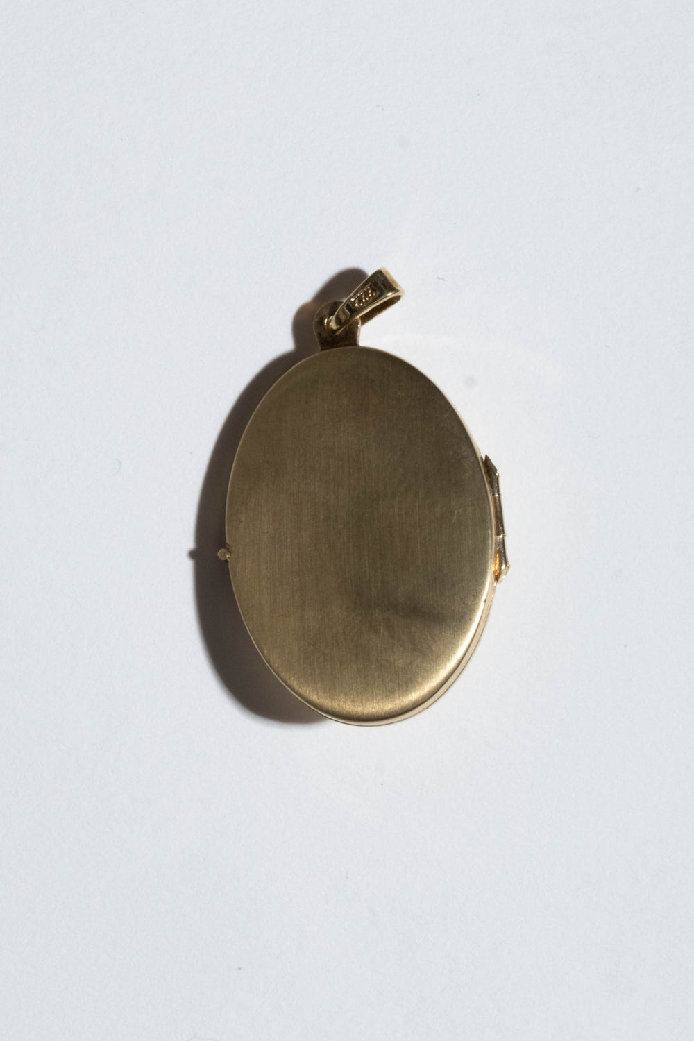 10K 1940's Locket with Lapis Teardrop