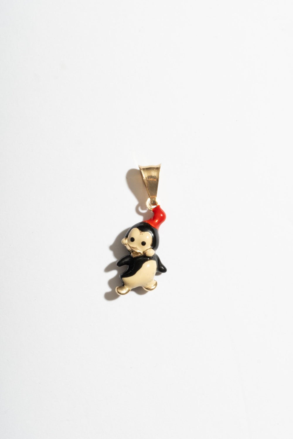 14K Chilly Willy Penguin Enamel Charm