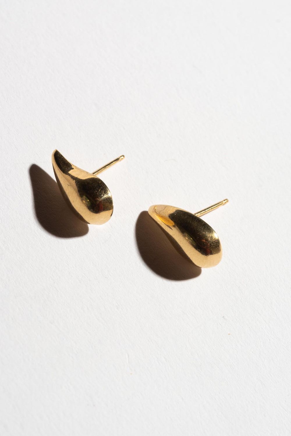 14K Droplet Studs